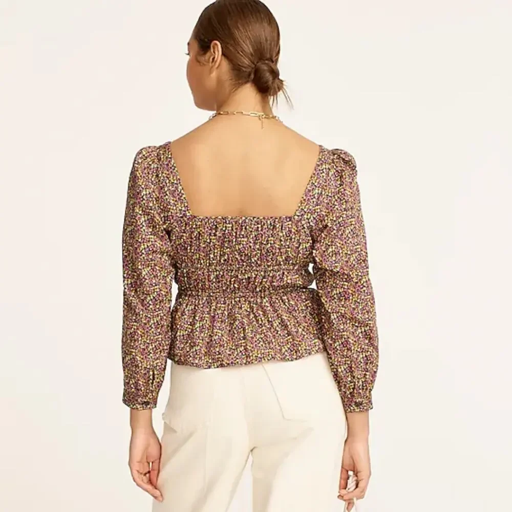 J. Crew liberty floral blouse Size 10